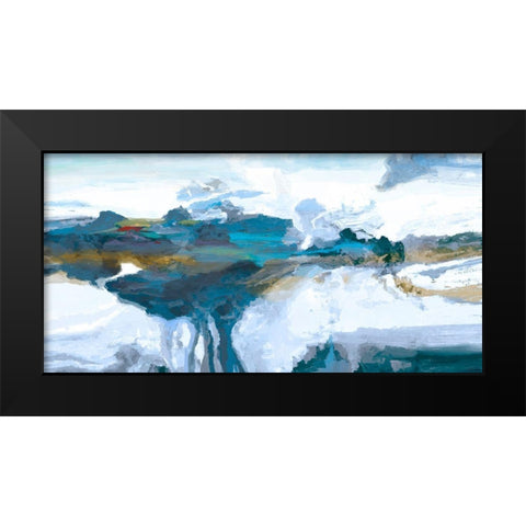 Manifestations II Black Modern Wood Framed Art Print by Tienhaara, Michael