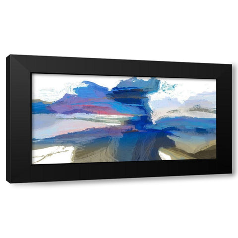 Textures III Black Modern Wood Framed Art Print by Tienhaara, Michael