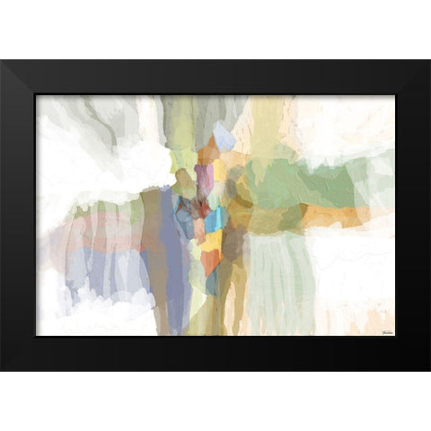 Evolve I Black Modern Wood Framed Art Print by Tienhaara, Michael