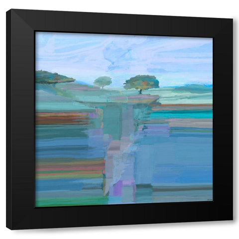 Grand Escape I Black Modern Wood Framed Art Print with Double Matting by Tienhaara, Michael