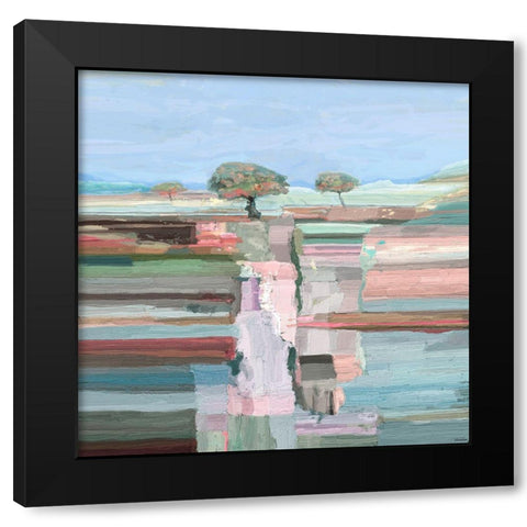 Grand Vision II Black Modern Wood Framed Art Print by Tienhaara, Michael