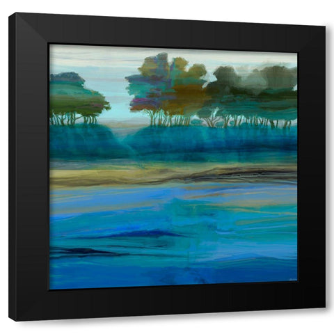 Ridgecrest I Black Modern Wood Framed Art Print with Double Matting by Tienhaara, Michael