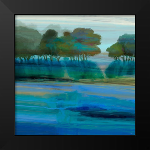 Ridgecrest II Black Modern Wood Framed Art Print by Tienhaara, Michael