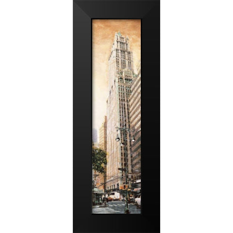The Woolworth Building Black Modern Wood Framed Art Print by Daniels, Matthew