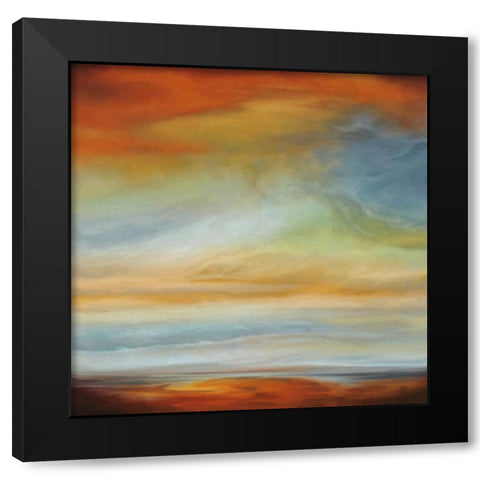 Earth and Sky II Black Modern Wood Framed Art Print by Russel, Matt