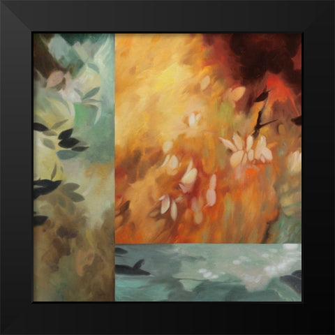 Inspire II Black Modern Wood Framed Art Print by Carter, Natalie