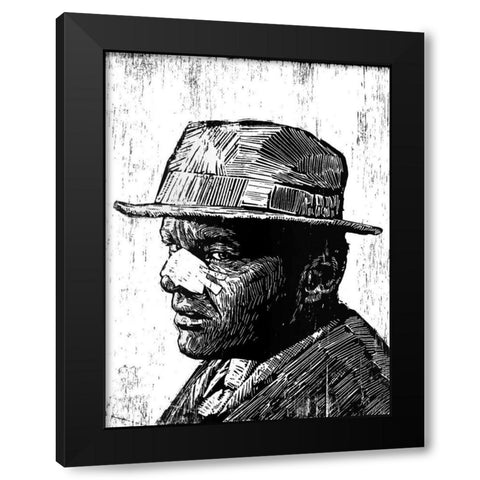 Jack Black Modern Wood Framed Art Print by Shigley, Neil