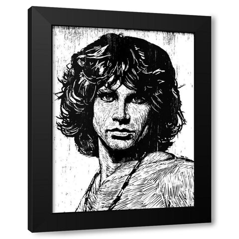 Jim Black Modern Wood Framed Art Print with Double Matting by Shigley, Neil