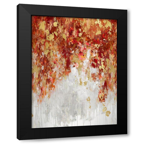 Cascading Fall I Black Modern Wood Framed Art Print with Double Matting by Robbins, Nikki