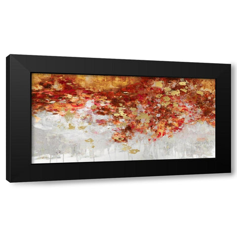 Charmed with Reds Black Modern Wood Framed Art Print by Robbins, Nikki