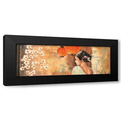 Precious Moment Black Modern Wood Framed Art Print with Double Matting by Martinay, Nicole