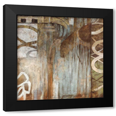 Crossroads I Black Modern Wood Framed Art Print with Double Matting by Stevens, Nick