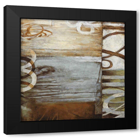 Crossroads II Black Modern Wood Framed Art Print with Double Matting by Stevens, Nick