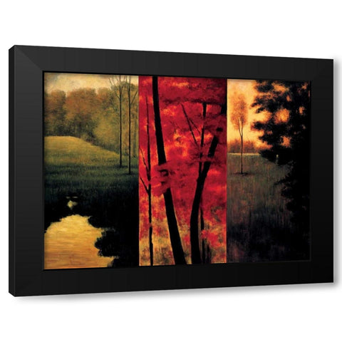 Point of View II Black Modern Wood Framed Art Print with Double Matting by Thomas, Neil