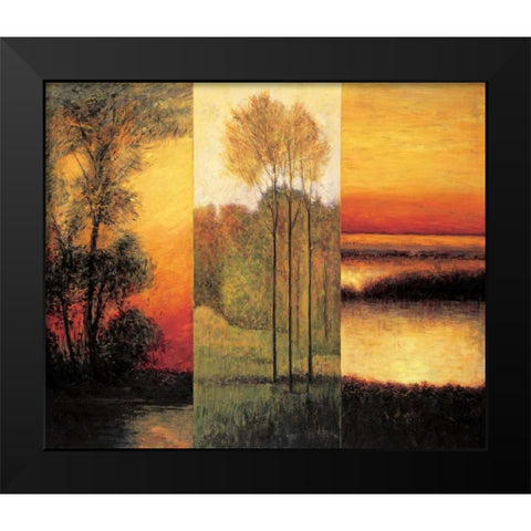 Vistas I Black Modern Wood Framed Art Print by Thomas, Neil