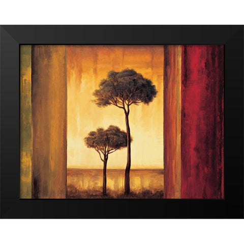 Entrancing I Black Modern Wood Framed Art Print by Thomas, Neil