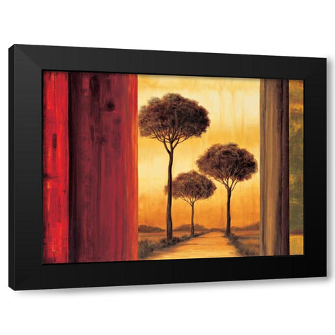 Entrancing II Black Modern Wood Framed Art Print with Double Matting by Thomas, Neil