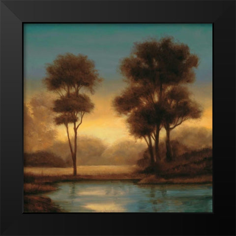 Twilight II Black Modern Wood Framed Art Print by Thomas, Neil