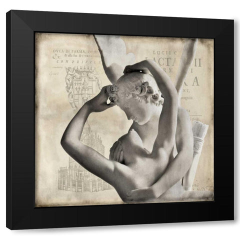 Renaissance III Black Modern Wood Framed Art Print with Double Matting by Jeffries, Oliver