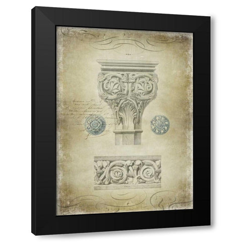 Ornamental I Black Modern Wood Framed Art Print by Jeffries, Oliver