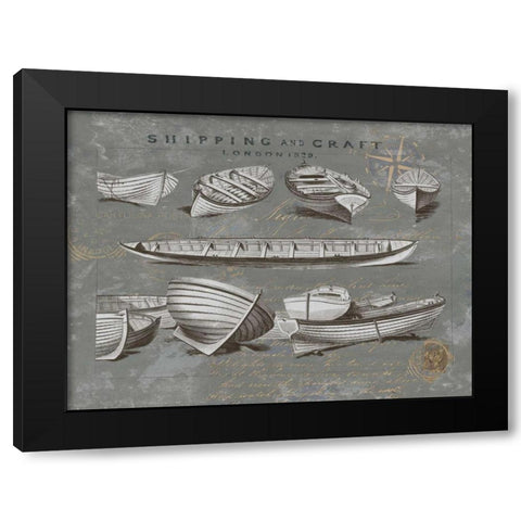 Shipping and Craft II Black Modern Wood Framed Art Print by Jeffries, Oliver
