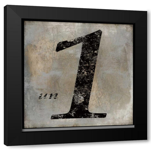 un Black Modern Wood Framed Art Print with Double Matting by Jeffries, Oliver