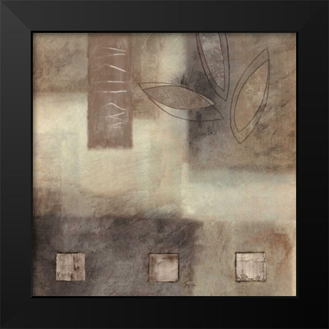 Incidentally I Black Modern Wood Framed Art Print by Perry, Olivia