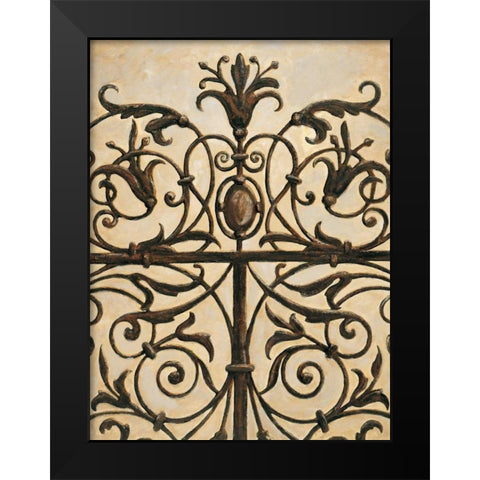Gatekeeper I Black Modern Wood Framed Art Print by Segovia, Pablo