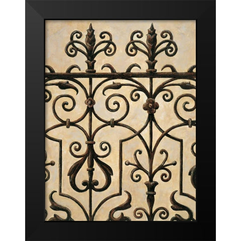 Gatekeeper II Black Modern Wood Framed Art Print by Segovia, Pablo