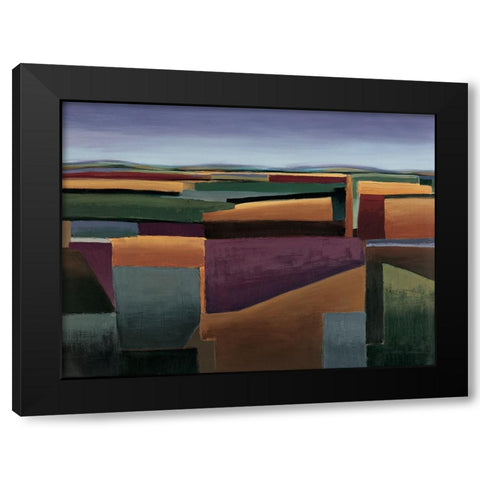 Tera II Black Modern Wood Framed Art Print by Carelli, Patricia