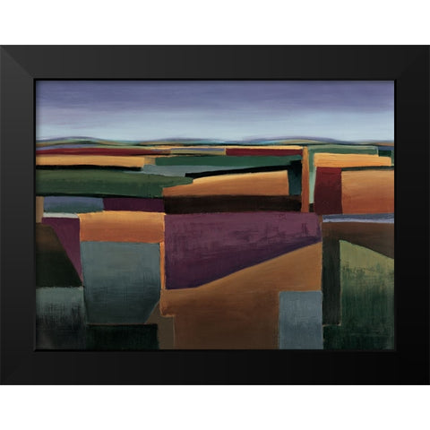 Tera II Black Modern Wood Framed Art Print by Carelli, Patricia