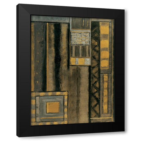 Hard Drive I Black Modern Wood Framed Art Print with Double Matting by Carelli, Patricia
