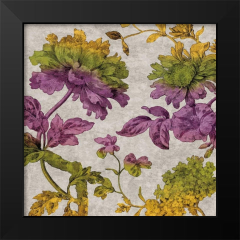 Full Bloom II Black Modern Wood Framed Art Print by Davis, Pamela