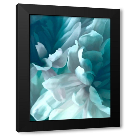 Chrysanthemum XV Black Modern Wood Framed Art Print with Double Matting by Pollard, David