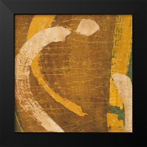 In Motion II Black Modern Wood Framed Art Print by Langham, Patrick
