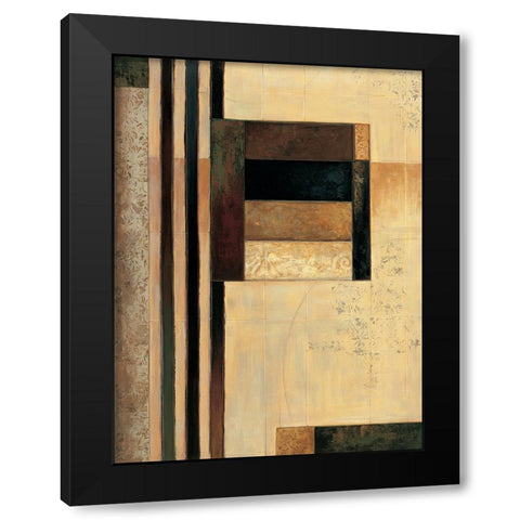Direct I Black Modern Wood Framed Art Print by Sanderson, Paul