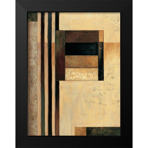 Direct I Black Modern Wood Framed Art Print by Sanderson, Paul