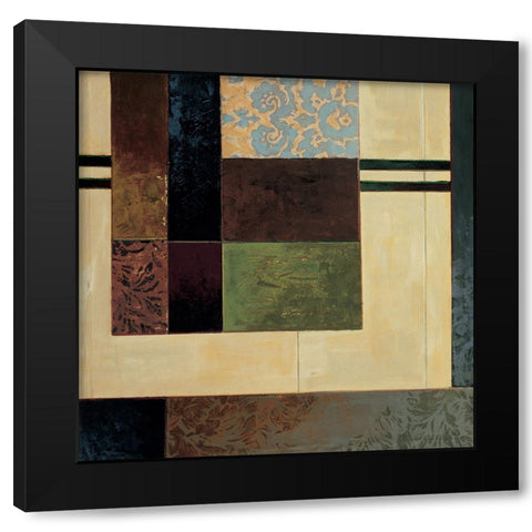 Inside Edition I Black Modern Wood Framed Art Print by Sanderson, Paul