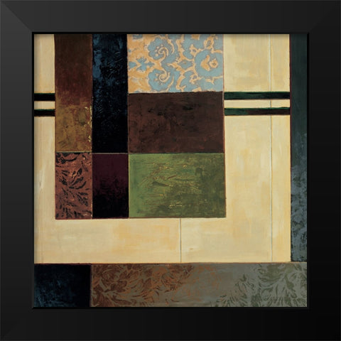 Inside Edition I Black Modern Wood Framed Art Print by Sanderson, Paul