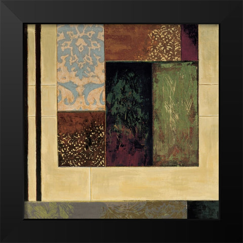 Inside Edition II Black Modern Wood Framed Art Print by Sanderson, Paul