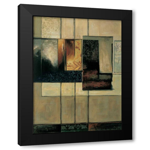 This Way II Black Modern Wood Framed Art Print with Double Matting by Sanderson, Paul