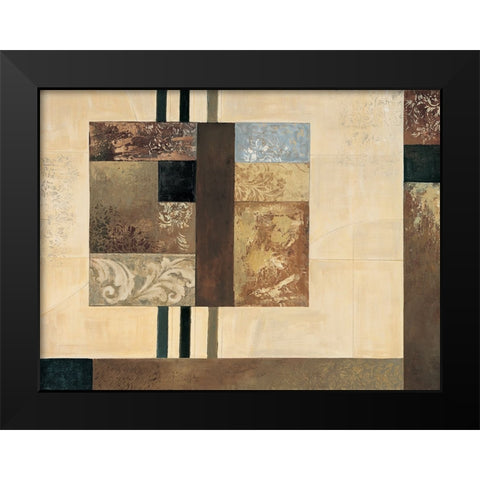 Advantage I Black Modern Wood Framed Art Print by Sanderson, Paul