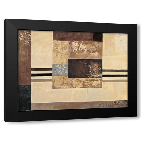 Advantage II Black Modern Wood Framed Art Print by Sanderson, Paul
