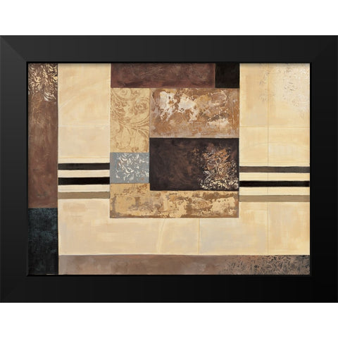 Advantage II Black Modern Wood Framed Art Print by Sanderson, Paul
