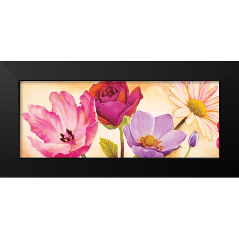 Danse de fleurs I Black Modern Wood Framed Art Print by Viollet, Pierre