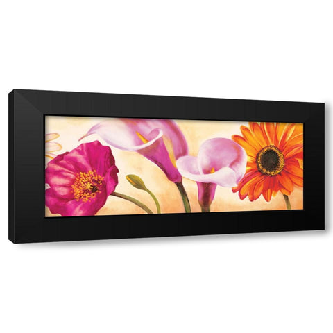 Danse de fleurs II Black Modern Wood Framed Art Print by Viollet, Pierre