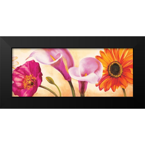 Danse de fleurs II Black Modern Wood Framed Art Print by Viollet, Pierre