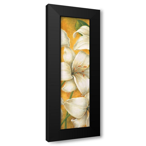 Concert de lys I Black Modern Wood Framed Art Print by Viollet, Pierre