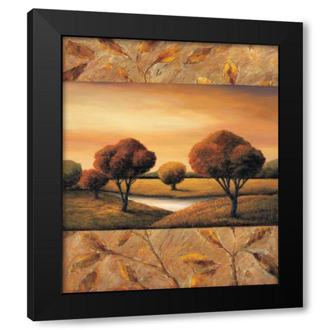 The Essence I Black Modern Wood Framed Art Print with Double Matting by Sullivan, Rachael