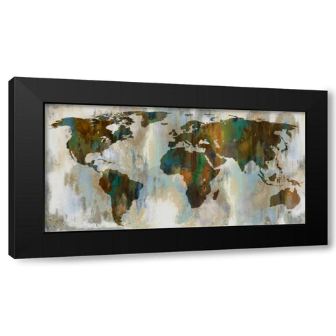 World  of Color Black Modern Wood Framed Art Print with Double Matting by Brennan, Russell